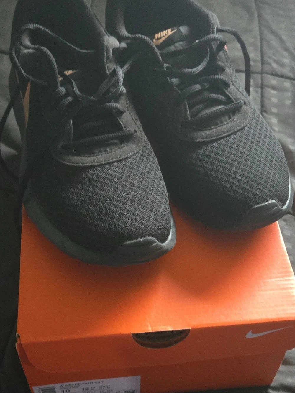 Nike Black Athletic Running Shoes